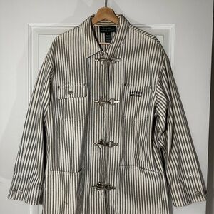 VINTAGE: Ralph Lauren Black and White Striped Jacket